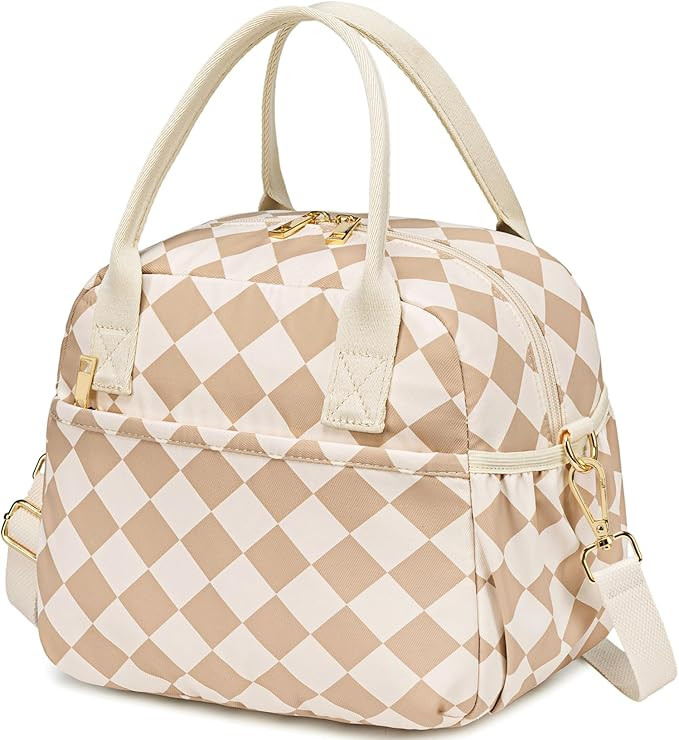 CAMTOP Lunch Box for Women Insulated Lunch Bag Lunchbox Cooler Thermal Leakproof Quilted Reusable... | Amazon (US)