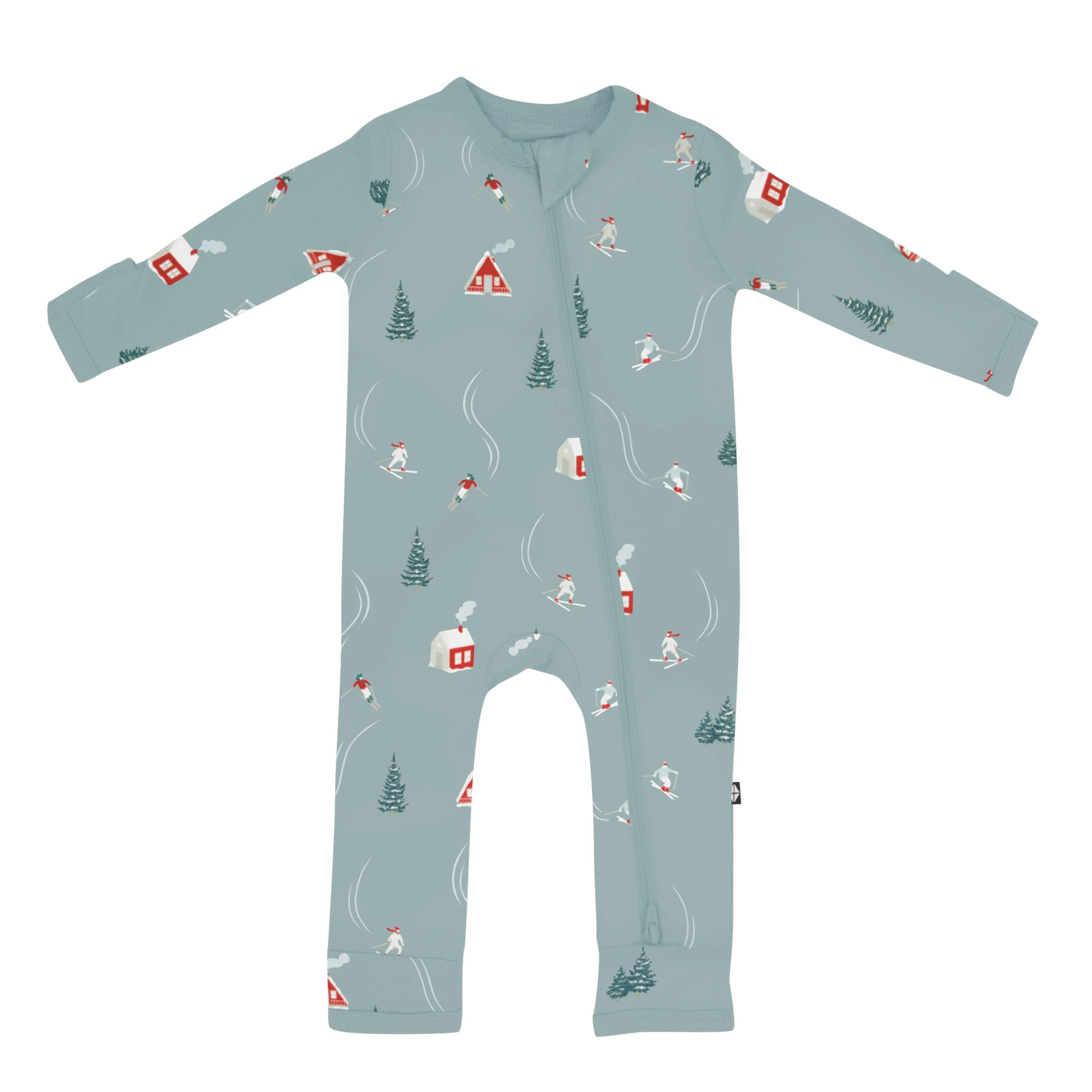 Zippered Romper in Alpine Village | Kyte BABY