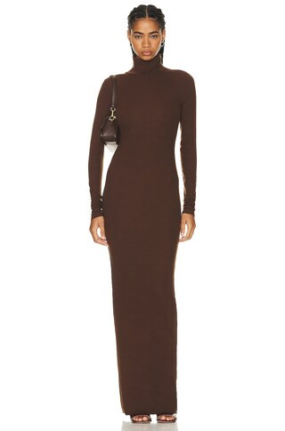 Long Sleeve Turtleneck Maxi Dress | FWRD 