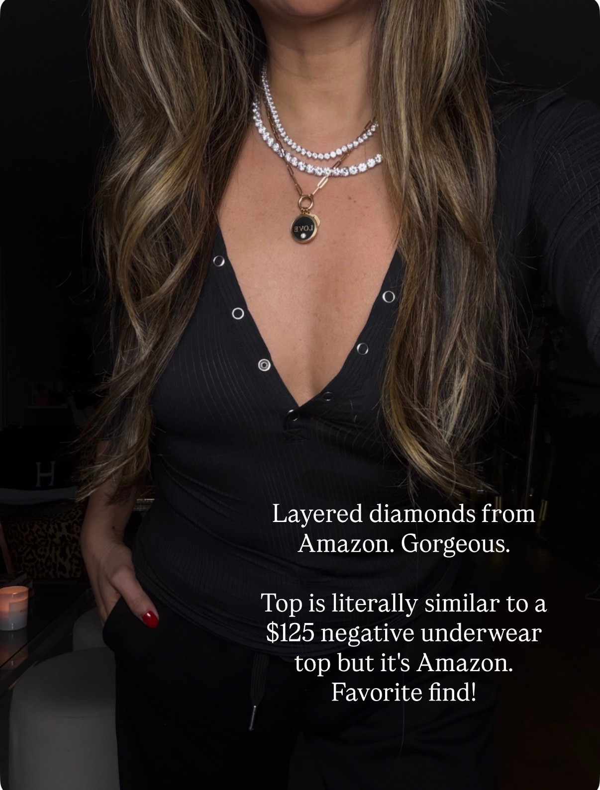 Like negative underwear doop with Amazon tennis necklaces and my fav charm necklace 

#LTKgrwm #LTKootd