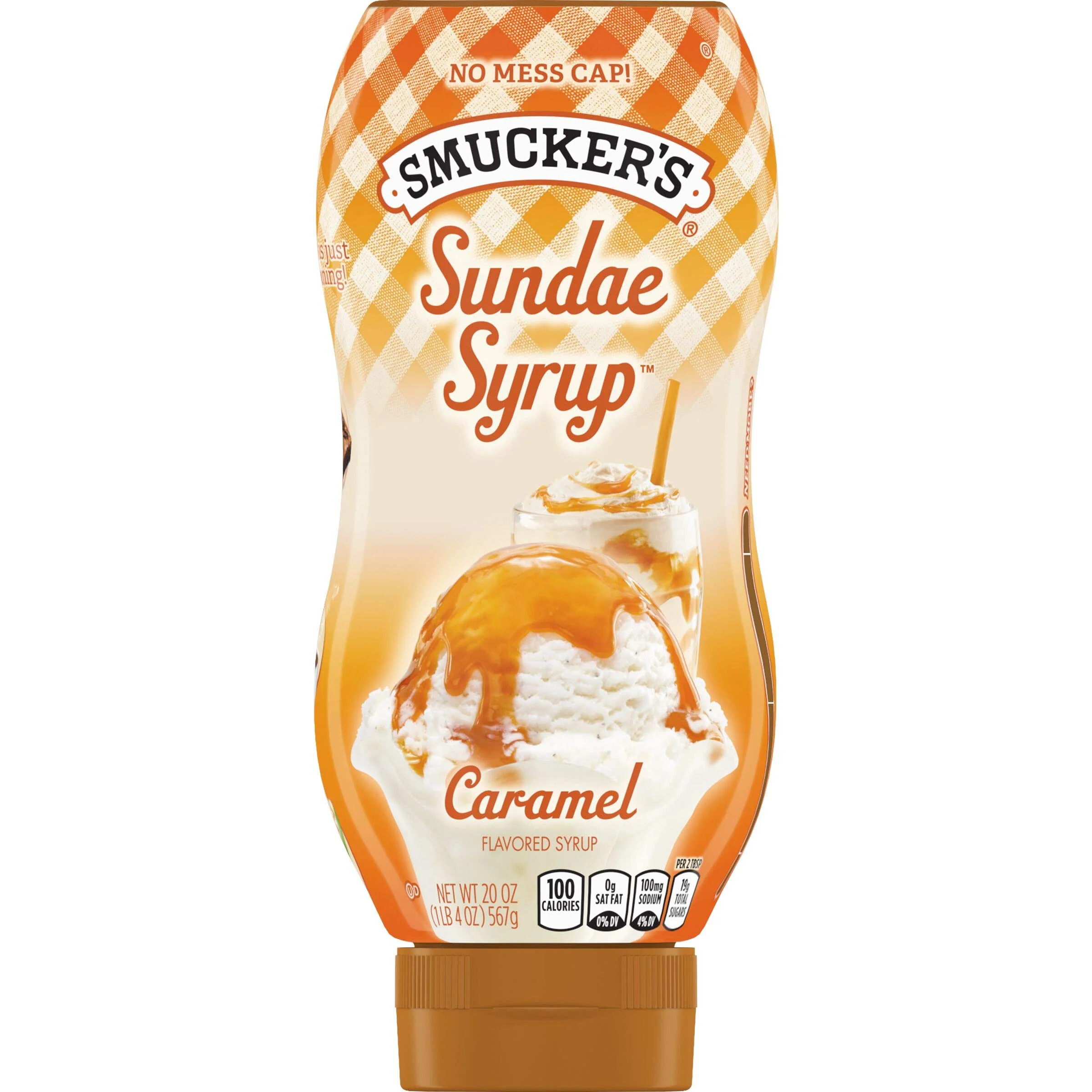 Smucker,S Sundae Syrup Caramel Flavored Syrup, 20 Ounces | Walmart (US)