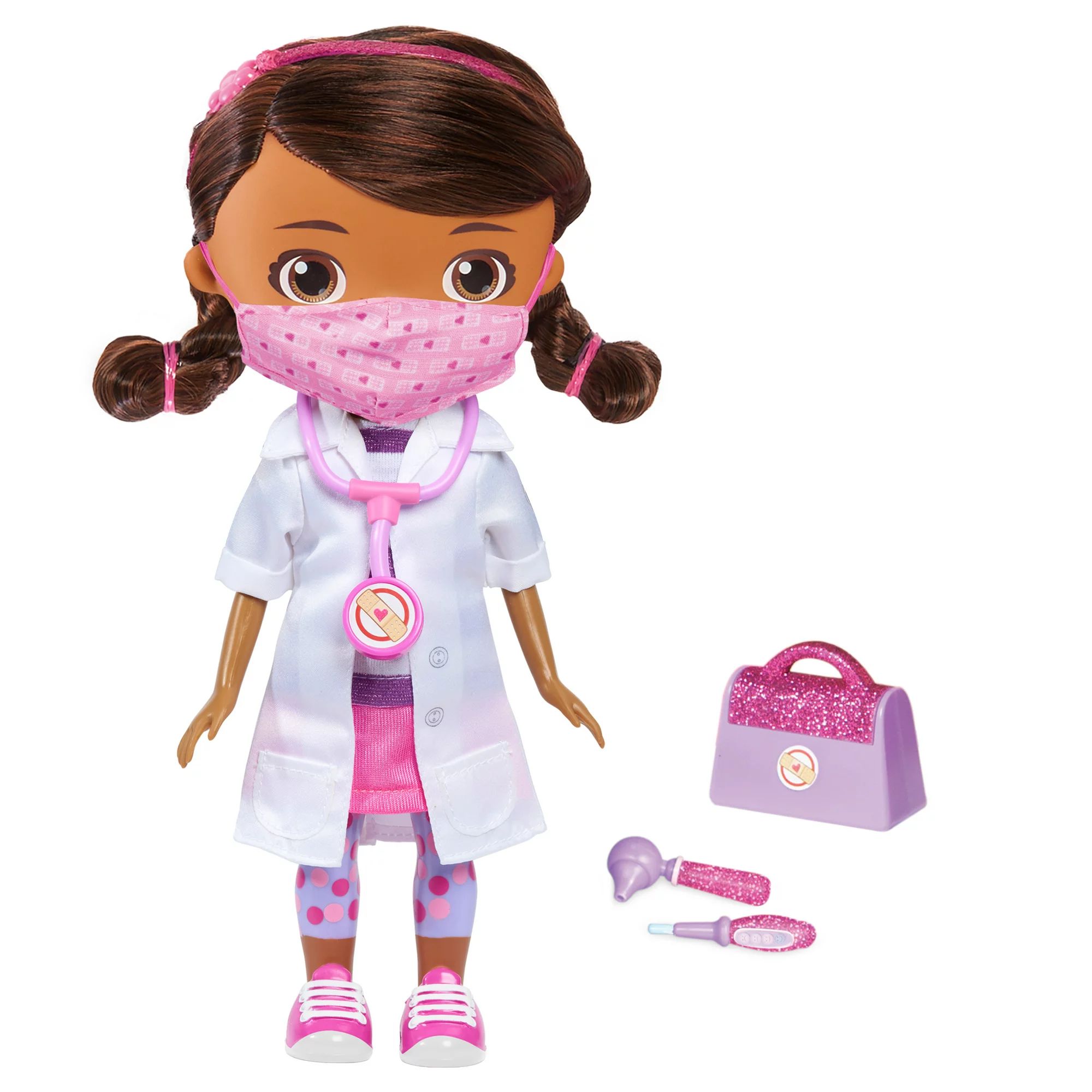 Disney Junior Doc McStuffins Wash Your Hands Singing Doll, With Mask & Accessories, Officially Li... | Walmart (US)