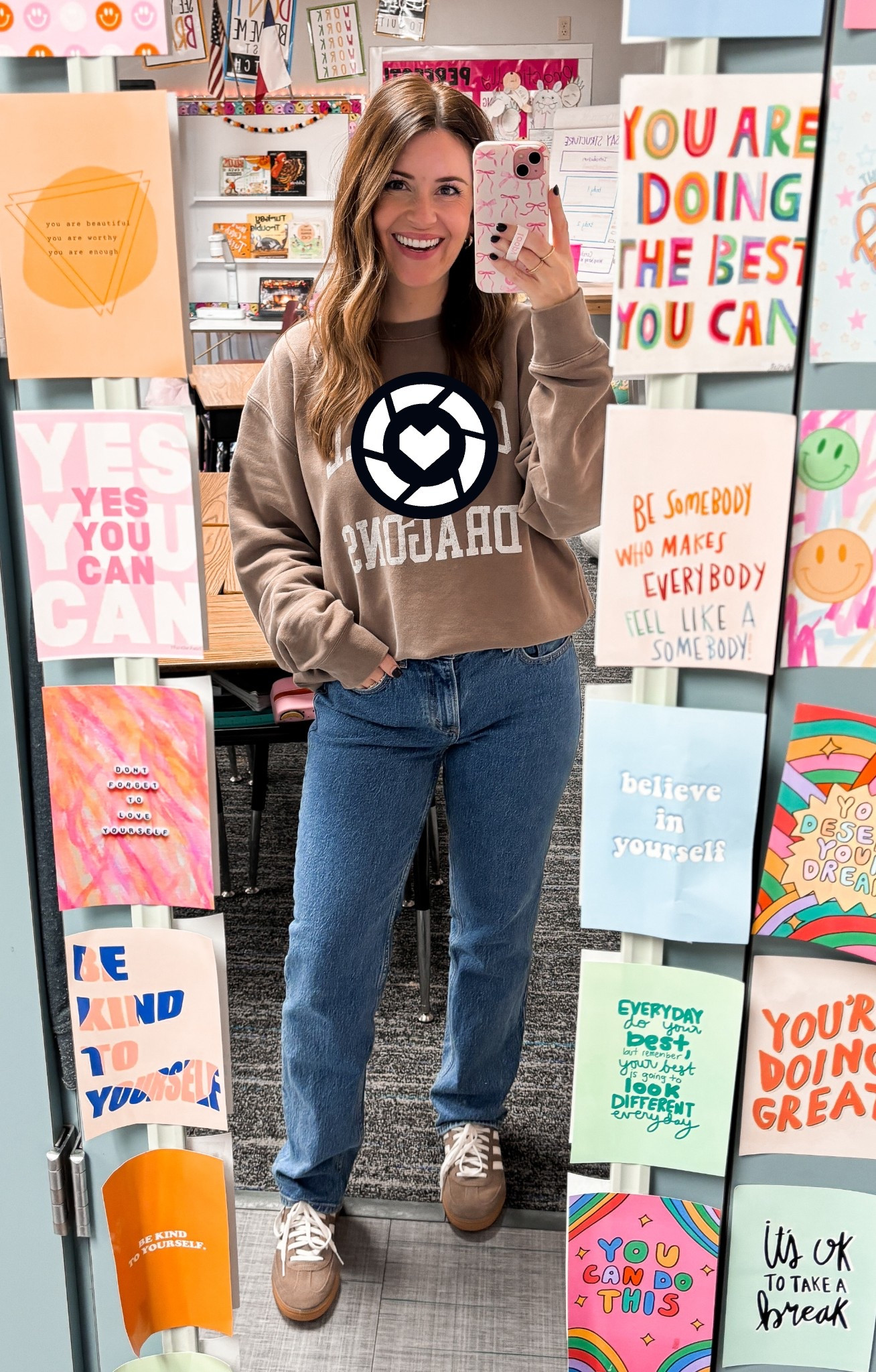 Abercrombie denim//27
Adidas//size down 1/2 size!

Teacher, fall, November, casual Friday, brown, adidas, 90s denim

#LTKFindsUnder100 #LTKSaleAlert