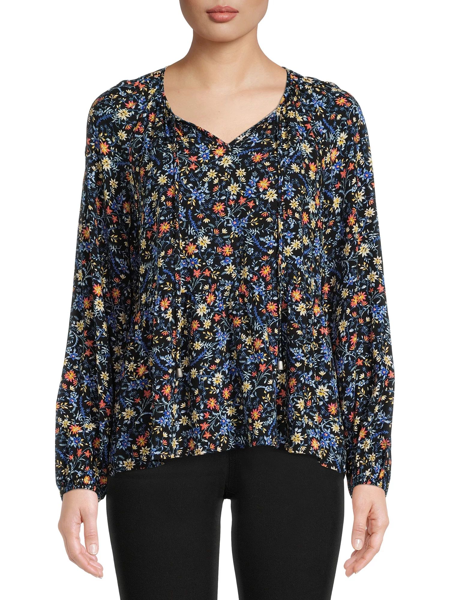 Time and Tru Women's Peplum Top | Walmart (US)