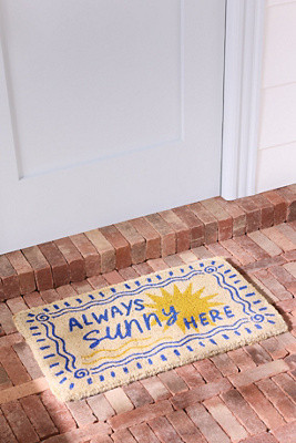 Always Sunny Coir Printed Doormat | Anthropologie (US)