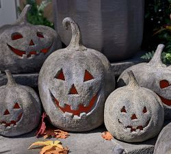 Handmade Terracotta Jack O' Lantern | Pottery Barn (US)