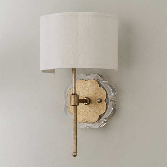 Scalloped Daisy Shade Sconce | Shades of Light