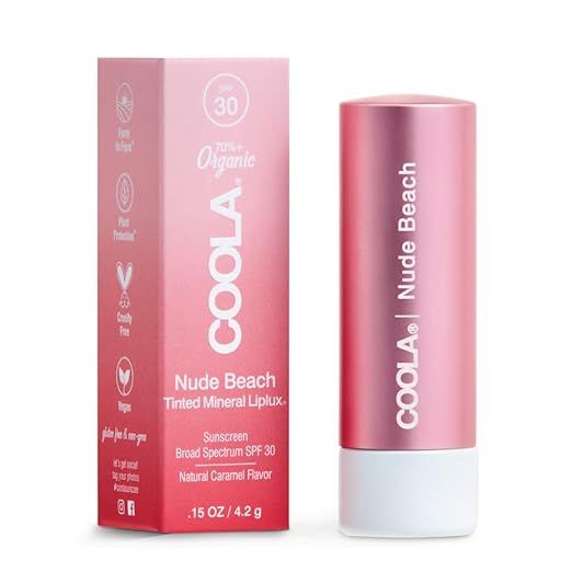 COOLA Organic Tinted Lip Balm & Mineral Sunscreen With SPF 30, Dermatologist Tested Lip Care For ... | Amazon (US)