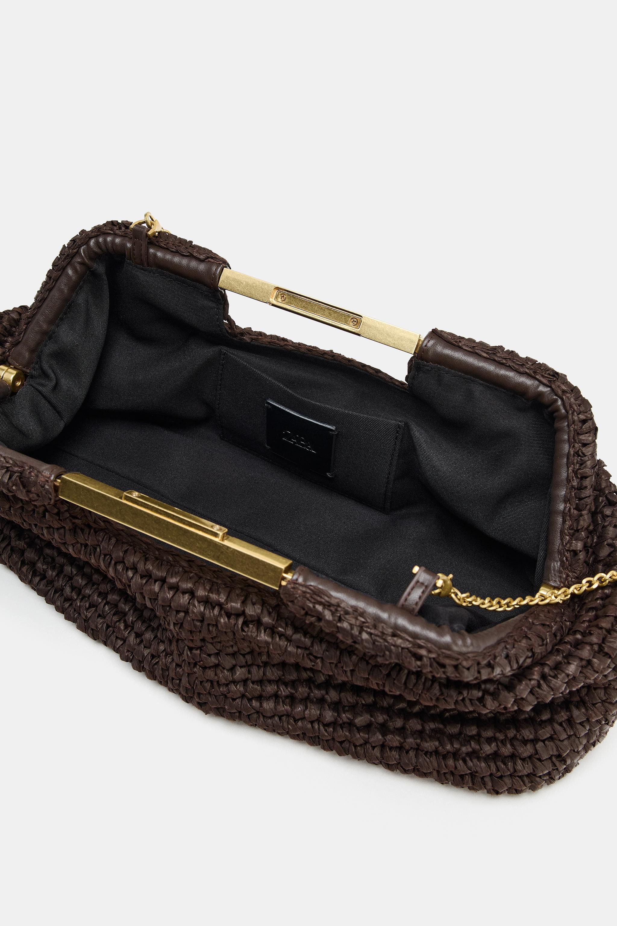 BRAIDED CLUTCH BAG | Zara UK