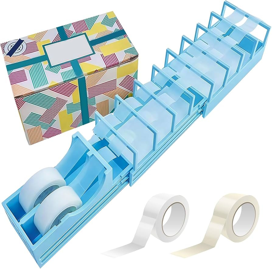 Fast Tape Dispenser for Crafts & Gift Wrapping - 18 Strips in Seconds - Design, Blade-Free, Compa... | Amazon (US)