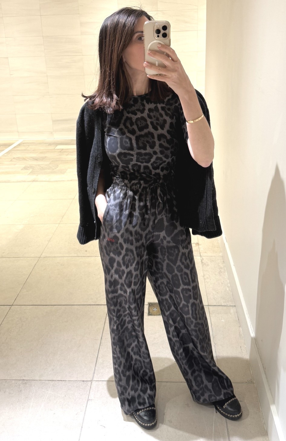 Leopard set - on sale. wearing 36. so comfortable dress up or down. timeless.

#LTKSaleAlert #LTKWorkwear #LTKootd