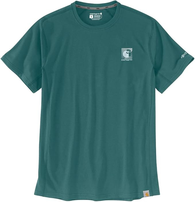 Carhartt Men's Force Relaxed Logo T-Shirt | Amazon (US)