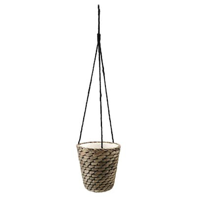 DRUVFLÄDER Hanging planter - water hyacinth, gray - IKEA | IKEA (DE)
