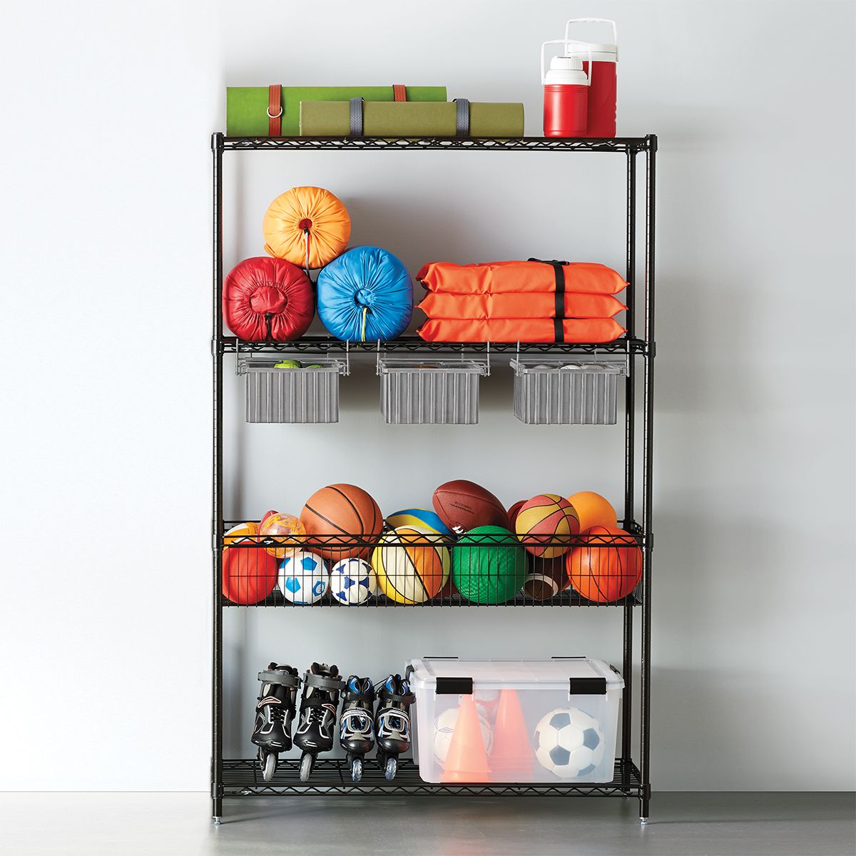 Garage Shelving w/ Drawers | The Container Store