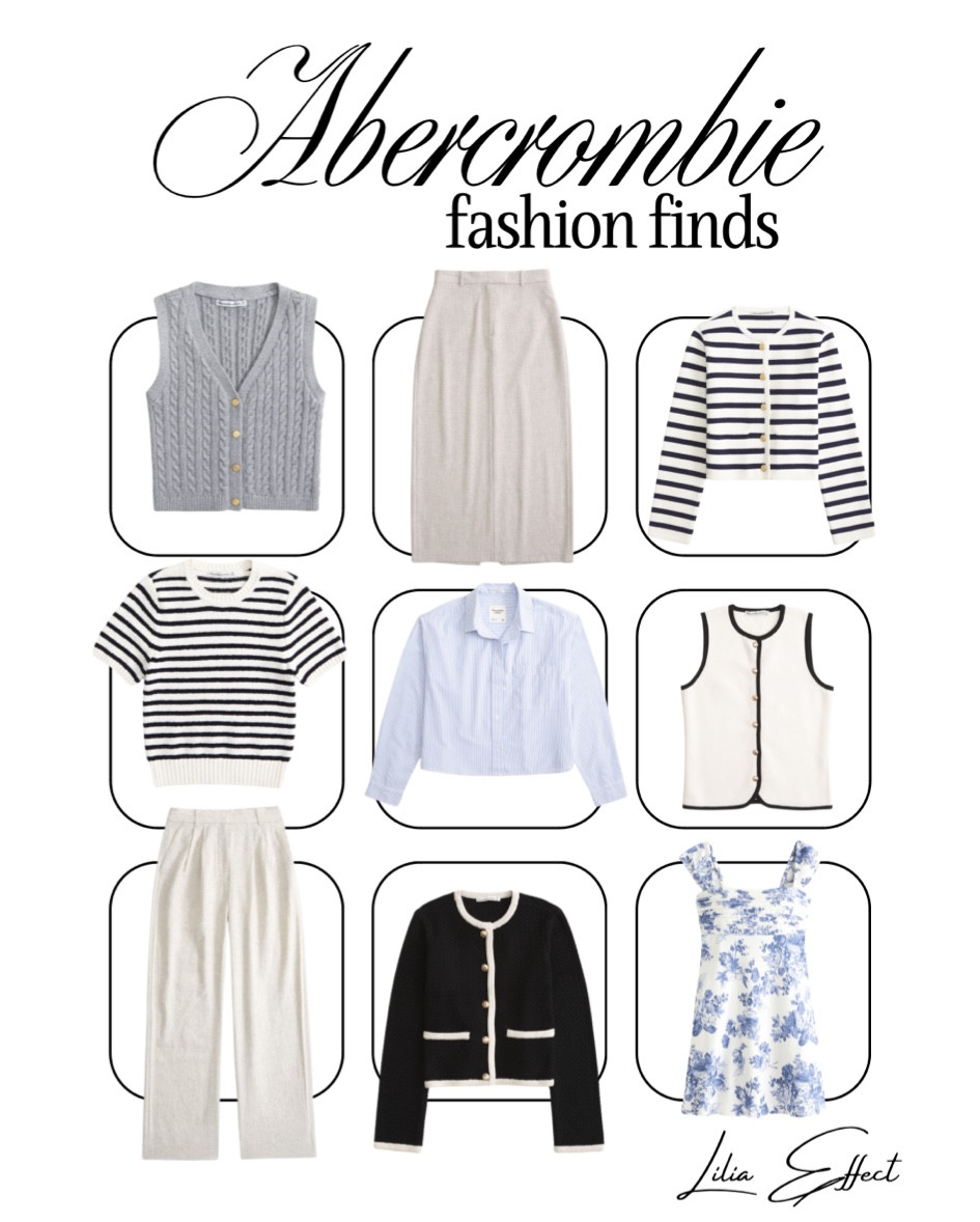 Shop Abercrombie’s fashion finds under $100! 


Abercrombie, style, coastal style, old money style, sweater vest, mini dress, striped sweater, top, linen pants, linen skirt, maxi skirt, under $100, trendy, workwear, casual style

#LTKStyleTip #LTKFindsUnder100 #LTKWorkwear