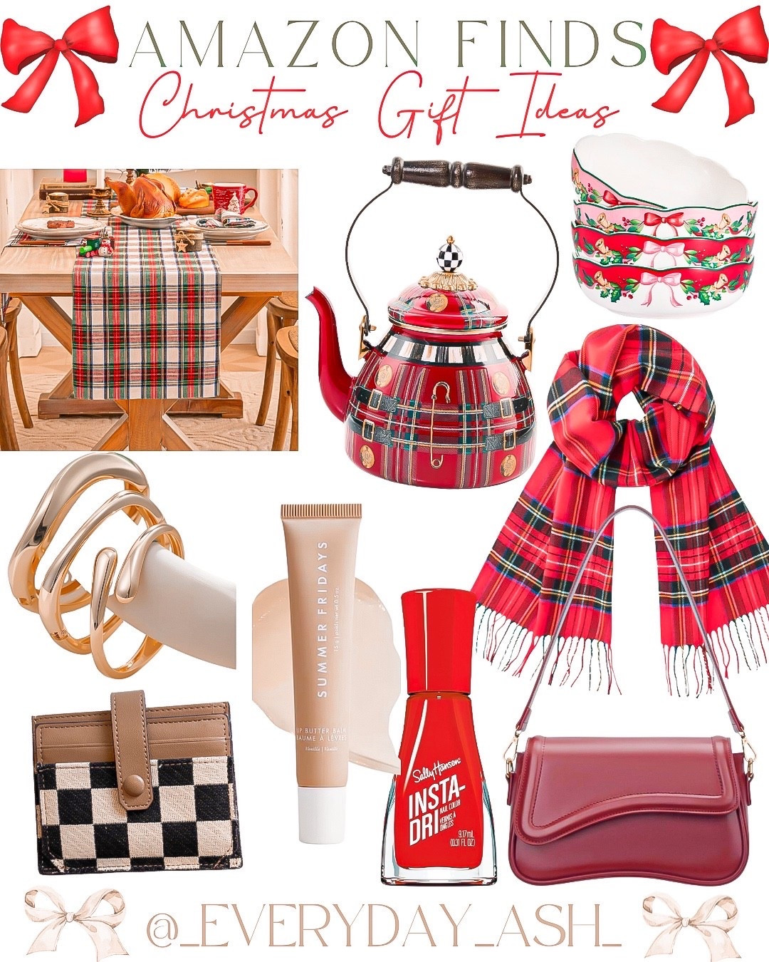 Christmas gift ideas ❤️❤️

Amazon gifts, Christmas decor, Christmas gifts, teapot, Christmas bowls, Christmas scarf, wallet, stocking stuffers, purse, bracelet , amazon home decor 

#LTKFindsUnder50 #LTKGiftGuide #LTKHoliday