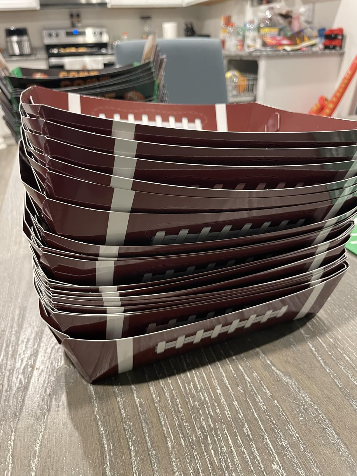 Gatherfun Football Party Supplies Kit for 36: Large Football Food Plates, Disposable Bowls,Food T... | Amazon (US)