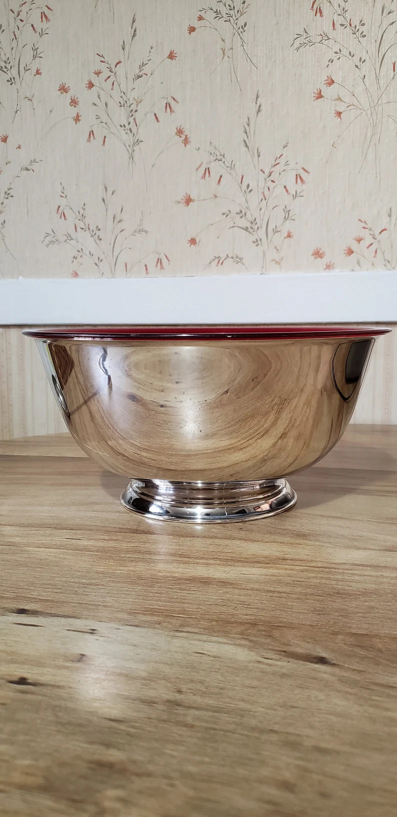 Mid-century Silver Punch Bowl - Etsy | Etsy (US)