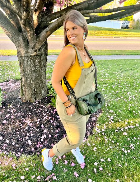 ✨SIZING•PRODUCT INFO✨
⏺ Green Overalls // XXL // TTS // Amazon
⏺ Golden Yellow Scoop-neck Tank Top •• linked similar 
⏺ Vans Hightops with Yellow Flower // TTS // I sized down because wearing as slipon
⏺ Camo Crossbody Bag •• linked similar 
⏺ Gold Coin Pendant Necklaces, Stackable Rings // Ettika 
⏺ Gold Layering Necklaces, Stacked Stone & Bead Bracelets // Victoria Emerson
⏺ Daisy Earrings // SHEIN 

📍Say hi on YouTube•Tiktok•Instagram ✨”Jen the Realfluencer | Decent at Style”

👋🏼 Thanks for stopping by, I’m excited we get to shop together!

🛍 🛒 HAPPY SHOPPING! 🤩

#amazon #amazonfind #amazonfinds #founditonamazon #amazonstyle #amazonfashion #jumpsuit #romper #jumpsuitoutfit #romperoutfit #jumpsuitoutfitinspo #romperoutfitinspo #jumpsuitoutfitinspiration #romperoutfitinspiration #jumpsuitlook #romperlook #summerromper #summerjumpsuit #springromper #springjumpsuit #spring #springstyle #springoutfit #springoutfitidea #springoutfitinspo #springoutfitinspiration #springlook #springfashion #springtops #springshirts #springsweater #sneakersfashion #sneakerfashion #sneakersoutfit #tennis #shoes #tennisshoes #sneakerslook #sneakeroutfit #sneakerlook #sneakerslook #sneakersstyle #sneakerstyle #sneaker #sneakers #outfit #inspo #sneakersinspo #sneakerinspo #sneakerinspiration #sneakersinspiration #green #olive #olivegreen #hunter #huntergreen #kelly #kellygreen #forest #forestgreen #greenoutfit #outfitwithgreen #greenstyle #greenoutfitinspo #greenlook #greenoutfitinspiration 
#under10 #under20 #under30 #under40 #under50 #under60 #under75 #under100 #affordable #budget #inexpensive #budgetfashion #affordablefashion #budgetstyle #affordablestyle #curvy #midsize #size14 #size16 #size12 #curve #curves #withcurves #medium #large #extralarge #xl


#LTKunder50 #LTKSeasonal #LTKcurves
