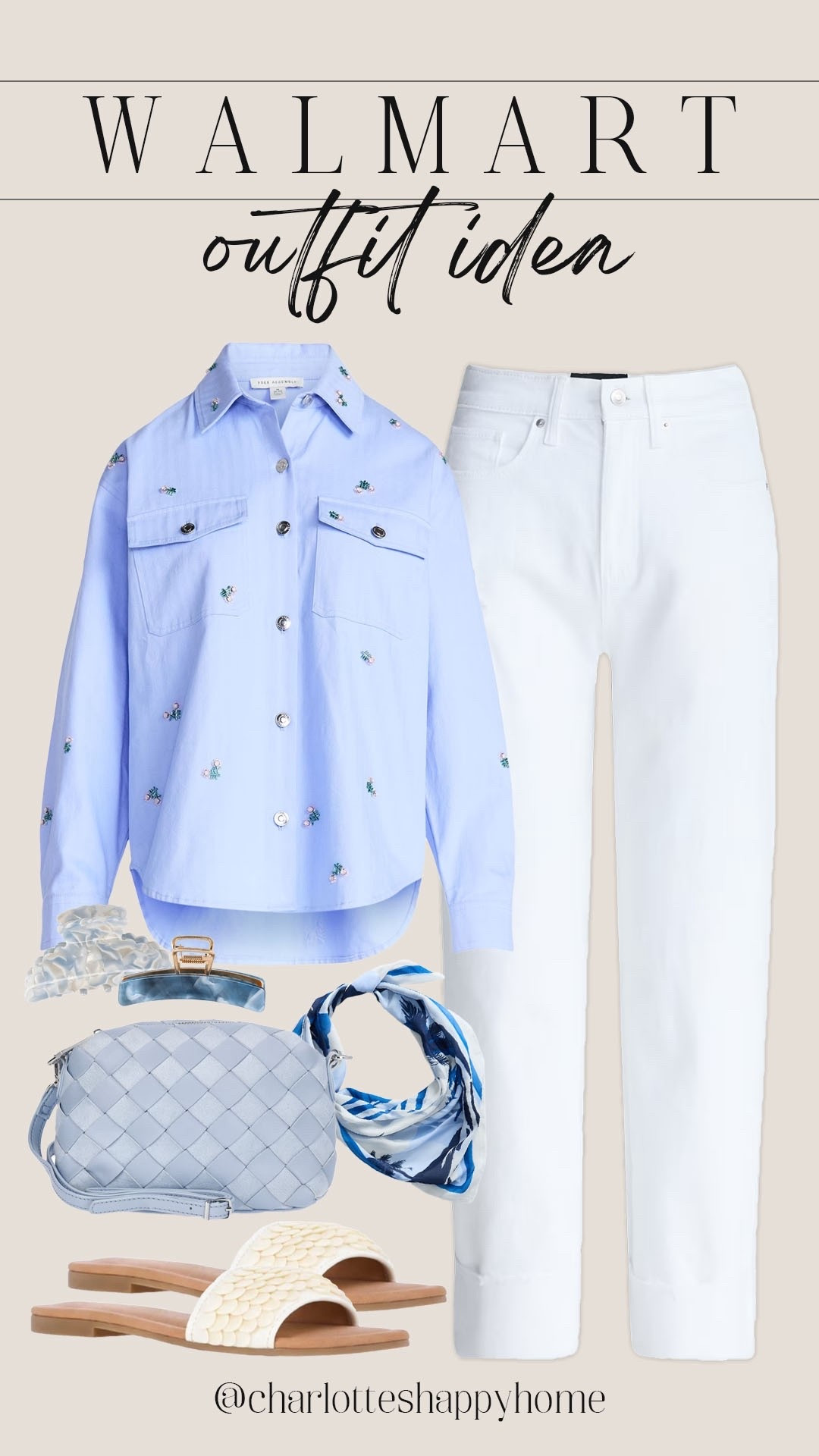 Trendy outfit for spring and into summer from Walmart!

#walmartfinds

Walmart finds. Walmart fashion. Walmart new arrivals. Walmart white denim. Walmart embellished button down top. Walmart summer style. Walmart spring style  

#LTKSeasonal #LTKootd #LTKgrwm
