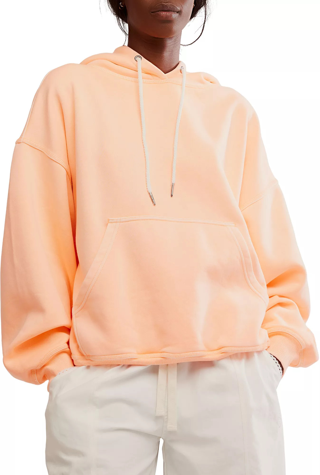 FP Movement Women's Final Call Hoodie, Medium, Pastel Peach | Public Lands