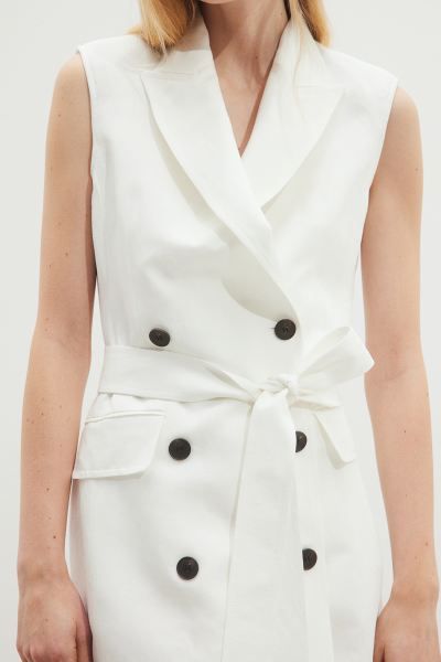 Linen-blend Jacket Dress | H&M (US + CA)