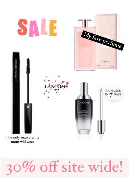 Lancôme Sale // 30% off sitewide + free shipping on orders $100+ 💖 Idôle Eau de Parfum // advance genifique cream // definicils high definition mascara // gifts for her // gift guide // Christmas presents // beauty

#LTKCyberweek #LTKbeauty #LTKGiftGuide