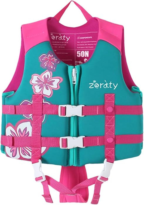 Zeraty Toddler Swim Vest Neoprene Kids Float Jacket Swimming Aid for Children Girls and Boys 20-3... | Amazon (US)