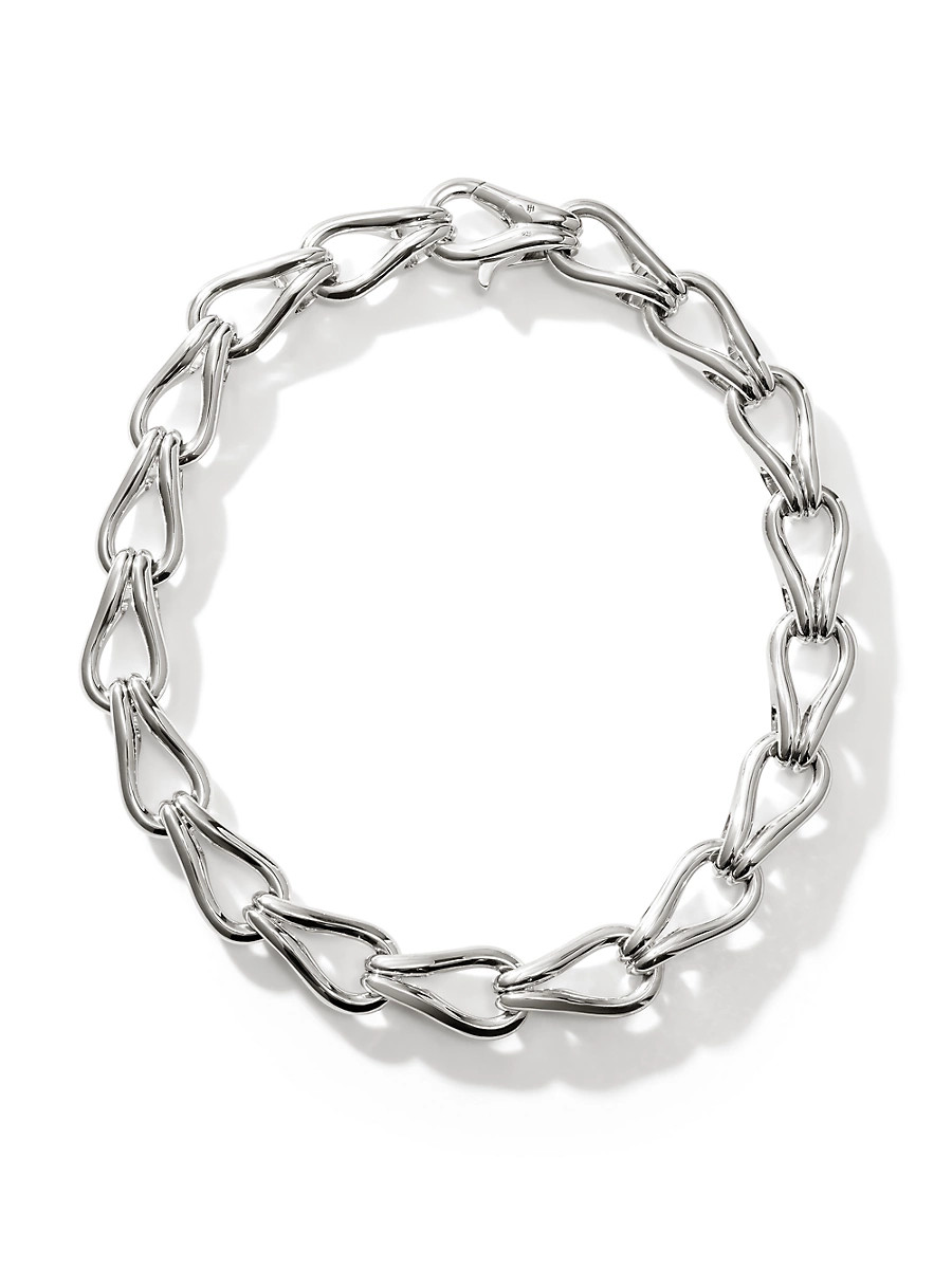 Surf Sterling Silver Chain Necklace - Silver | Saks Fifth Avenue