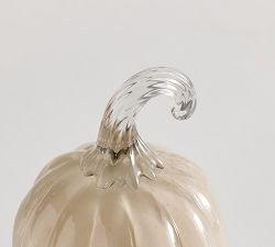 Glass Pumpkin Candle - Autumn Amber | Pottery Barn (US)