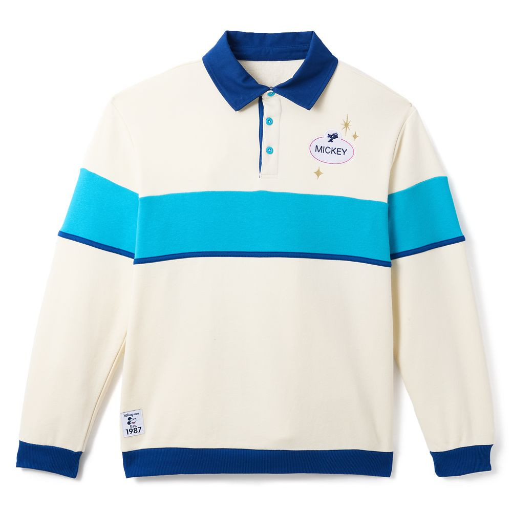Disney Store Est. 1987 Rugby Sweatshirt for Adults – Exclusive | Disney Store