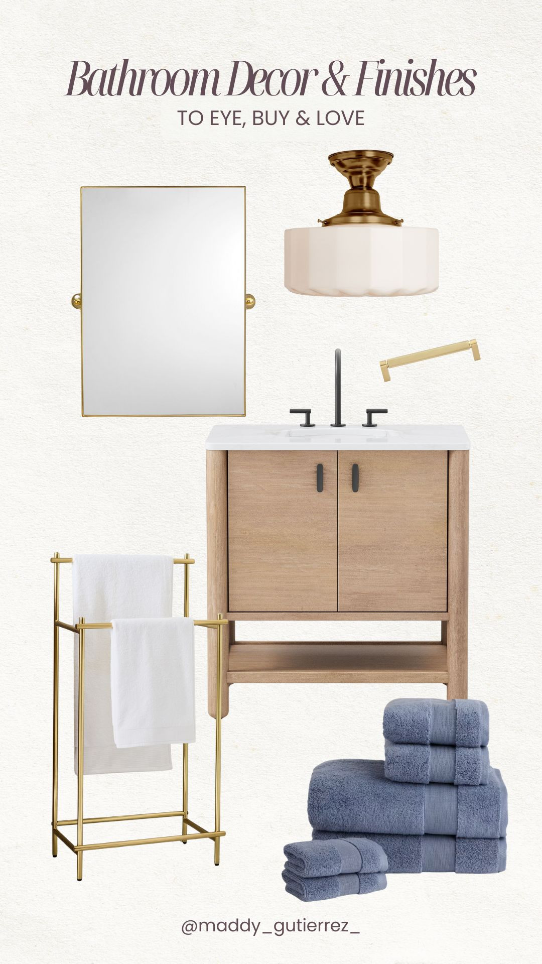 We are in the thick of bathroom renovations and I'm eyeing, buying & loving these bathroom decor and finishes! Keep your eyes out on Instragram to see what I end up incorporating intro our bathroom renovation. 

 #LTKSeasonal #LTKHome