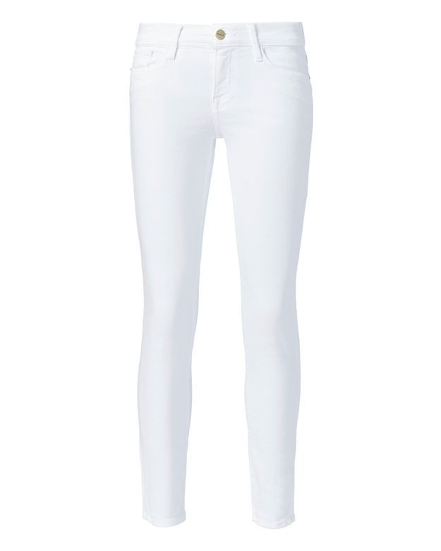 FRAME Le Color Crop: Blanc | Intermix