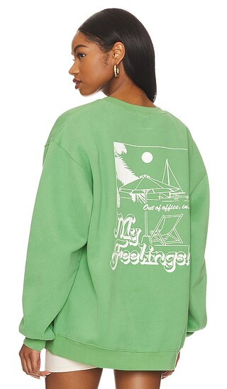 Greetings Crewneck in Palm | Revolve Clothing (Global)