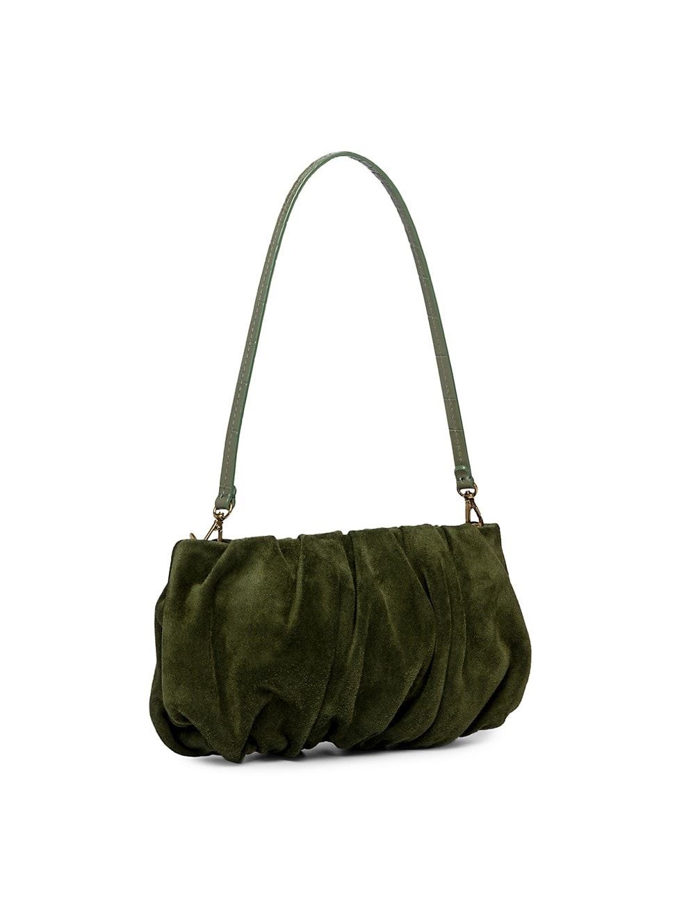 Bean Ruched Suede Covertible Bag | Saks Fifth Avenue