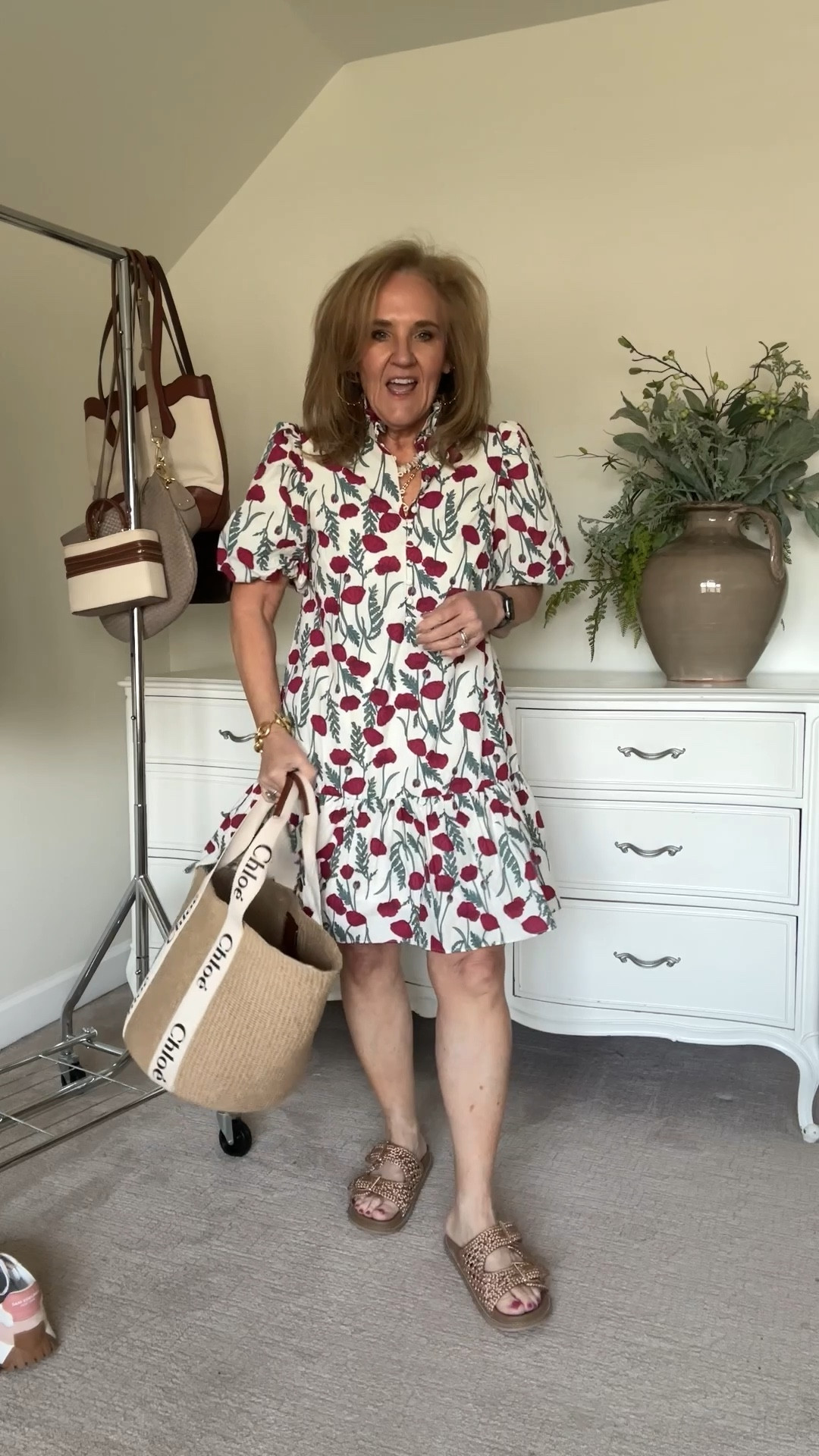 New Tuckernuck dress wearing size medium. Easy dress to dress up or dress down.

Chloe bag came in three days with a certificate of authenticity. Highly recommend ordering through this company.

Spring dress Easter dress summer dress Europe, dress Italy, dress, designer bag, straw bag, summer tote, target shoes

#LTKItBag #LTKOver40 #LTKWatchNow