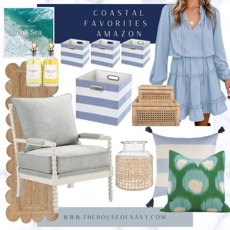 Coastal home decor from Amazon. Nautical favorites and amazon home finds  

#LTKSeasonal #LTKhome #LTKFind