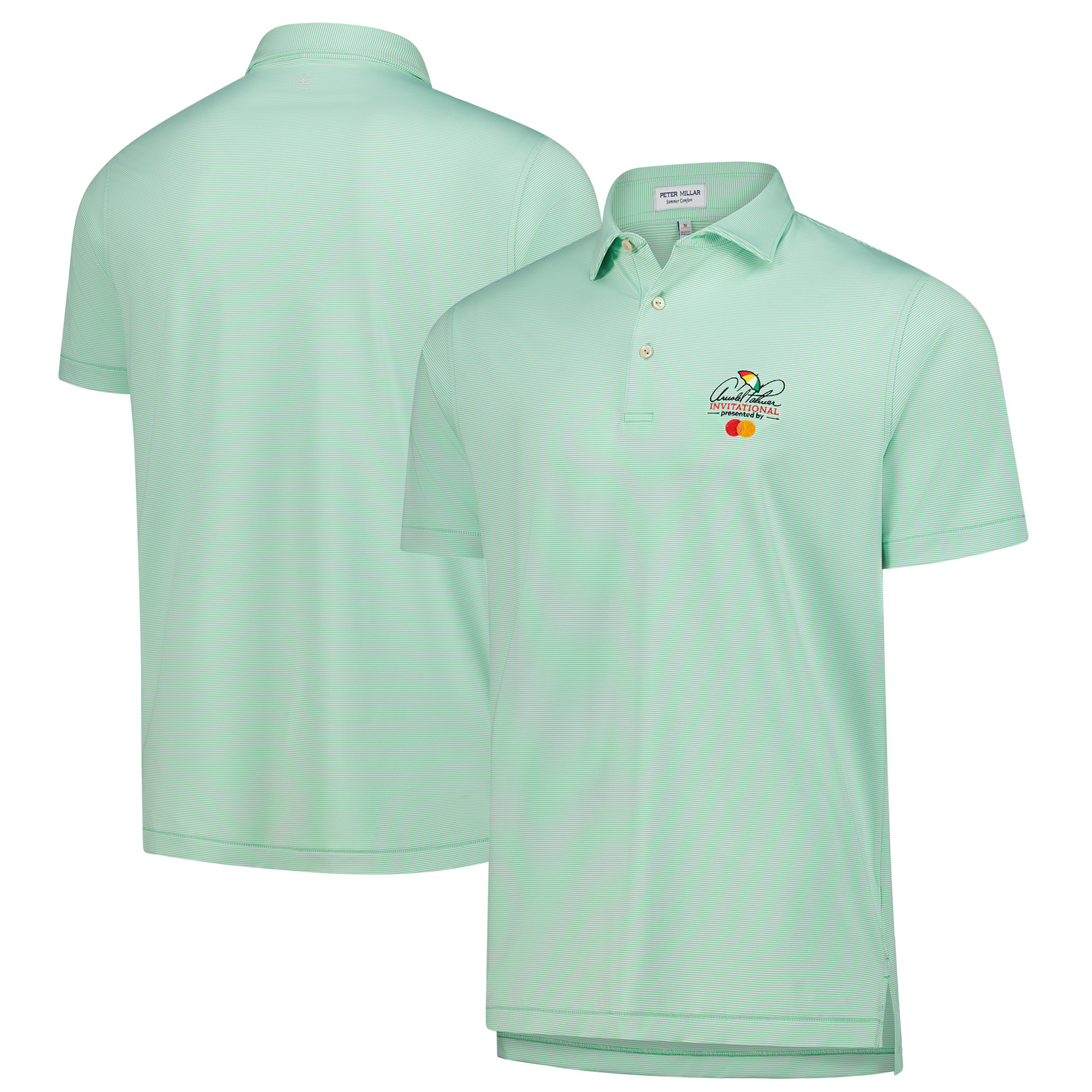 Men's Peter Millar Green Arnold Palmer Invitational Jubilee Performance Jersey Polo | Fanatics