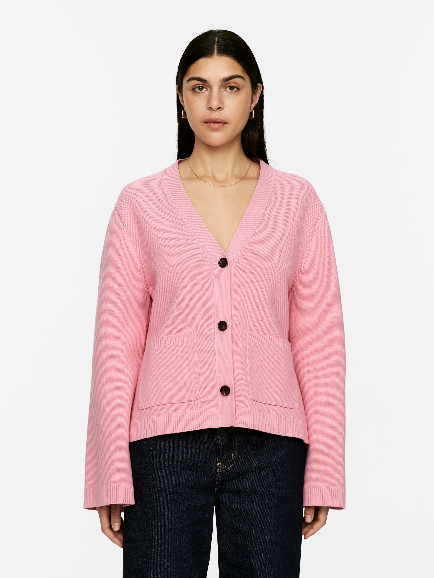Cotton Cardigan – Pink – Women – ARKET GB | Arket UK