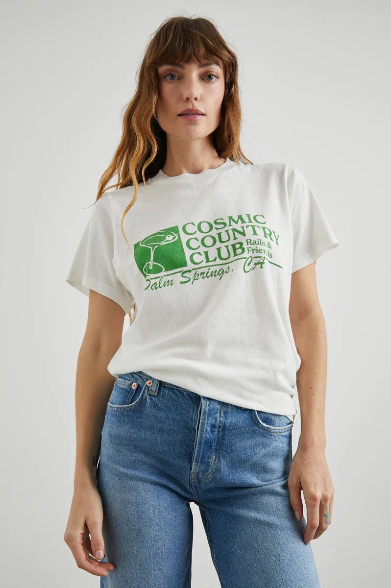 BOYFRIEND T-SHIRT - COSMIC COUNTRY CLUB | Rails UK