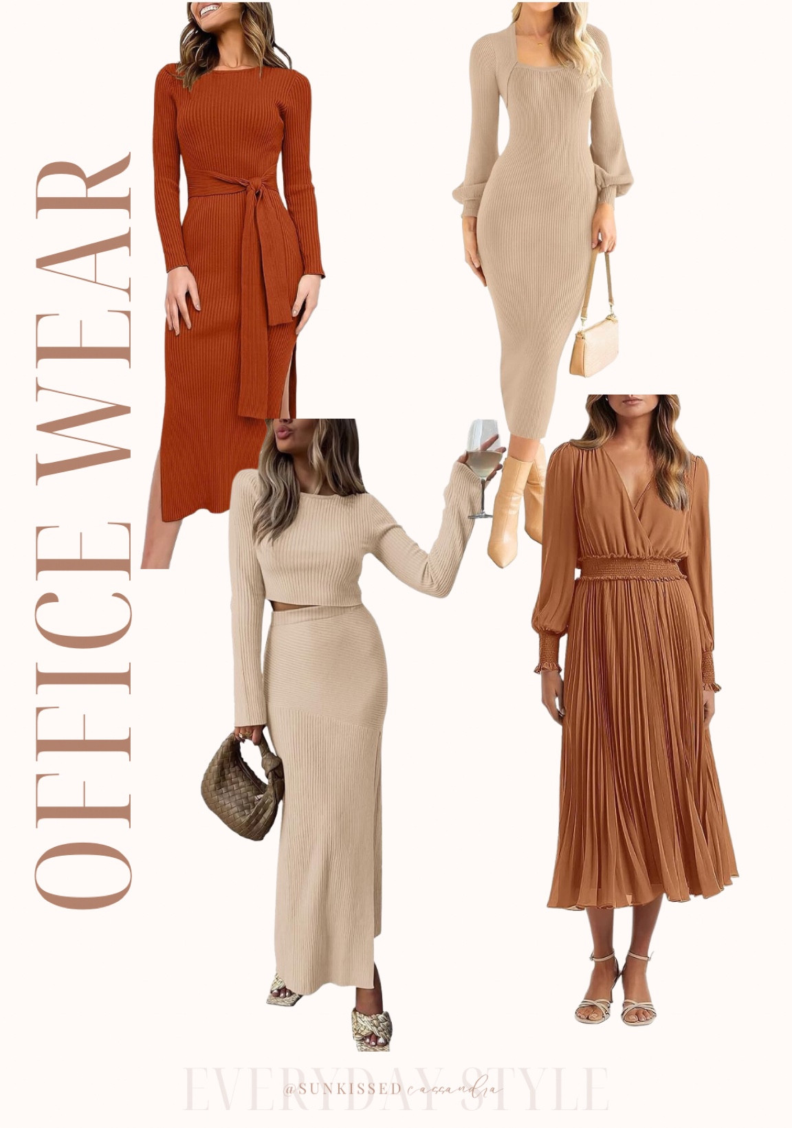 The perfect dresses for Fall to wear to the office and still look great going for an evening out 

#LTKworkwear #LTKSeasonal #LTKfindsunder100