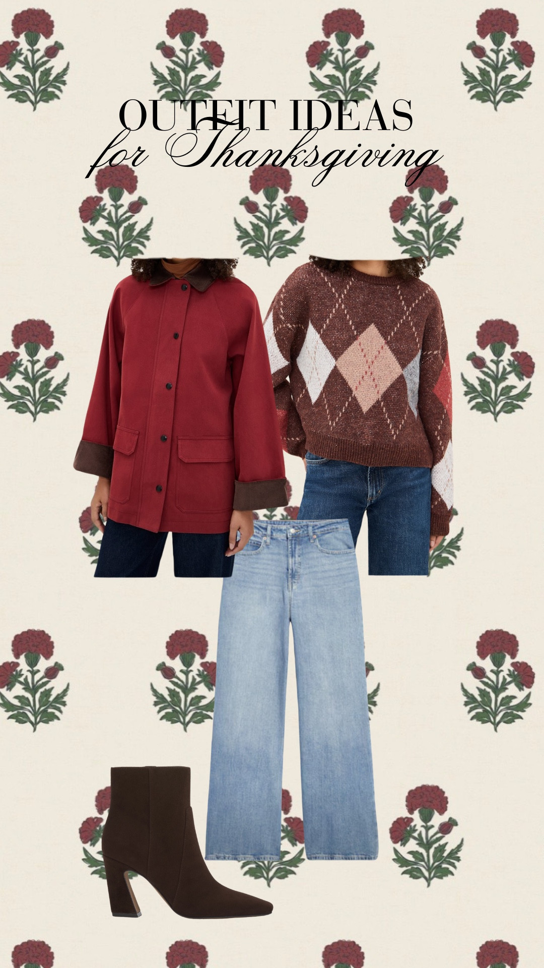 Fall outfit idea perfect for Thanksgiving!