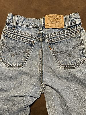 Vintage Levis Jeans, Size 10 Slim Boys 550 Orange Tag Relaxed Fit, 90’s, W23  | eBay | eBay US