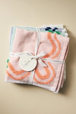 Madeline Terry Dishcloths, Set of 4 | Anthropologie (US)