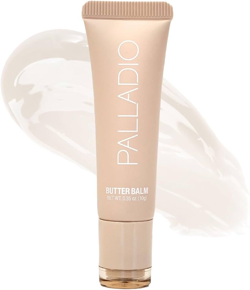 Palladio Butter Balm - Hydrating Lip Balm with Sheer Tint, Aloe, Peptides, Shea Butter, and Vegan... | Amazon (US)