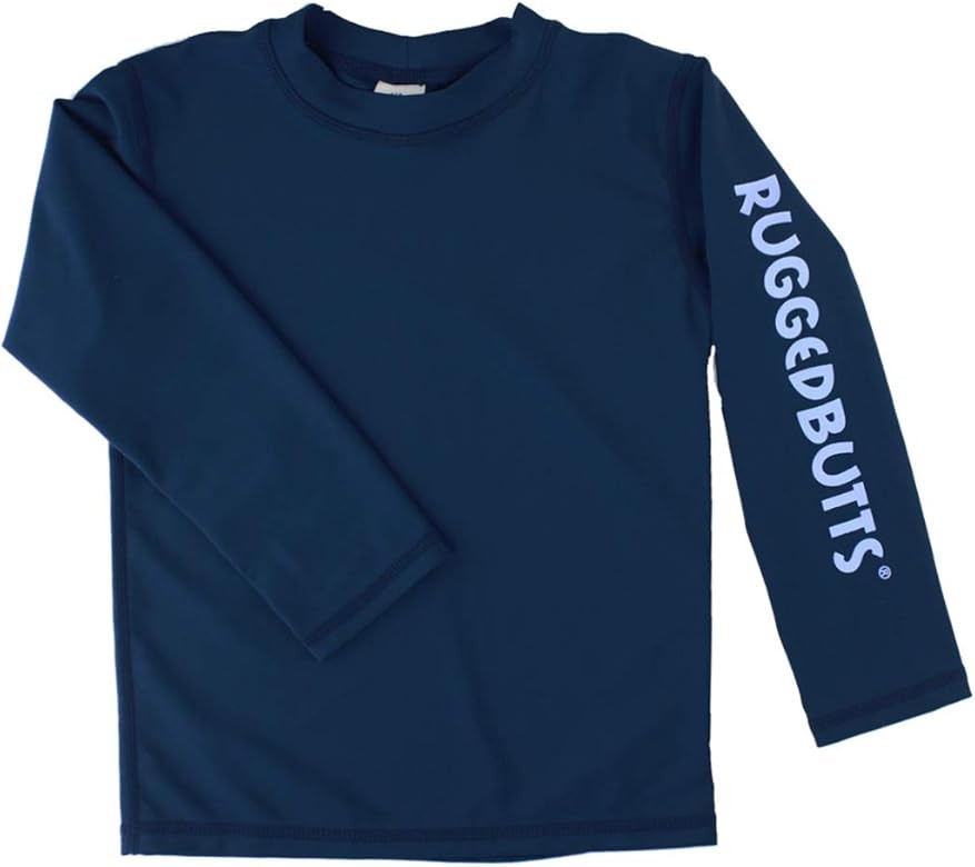 RUGGEDBUTTS® Baby/Toddler Boys Long Sleeve Rash Guard Swim Shirt w/UPF 50+ | Amazon (US)