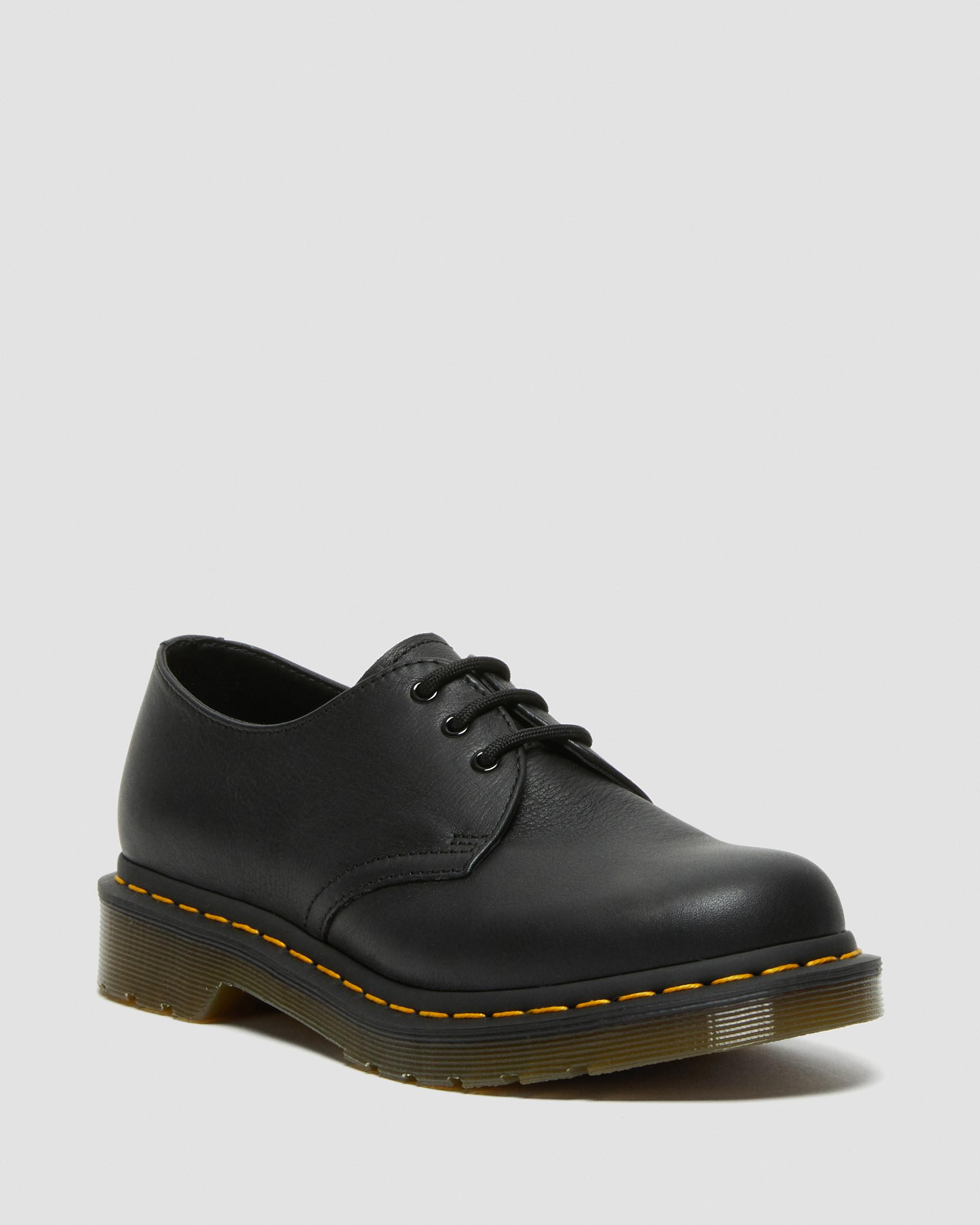 1461 Virginia Leather Oxford Shoes in Black | Dr. Martens | Dr Martens (UK)