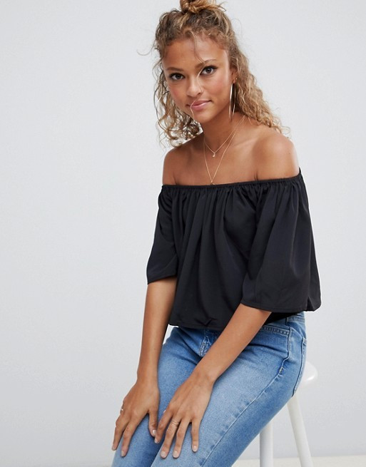 Glamorous off shoulder crop top | ASOS US