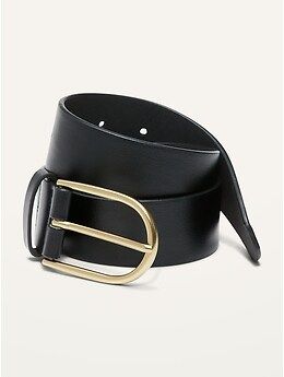 Faux-Leather D-Ring Belt for Women (1.5 inch) | Old Navy (US)