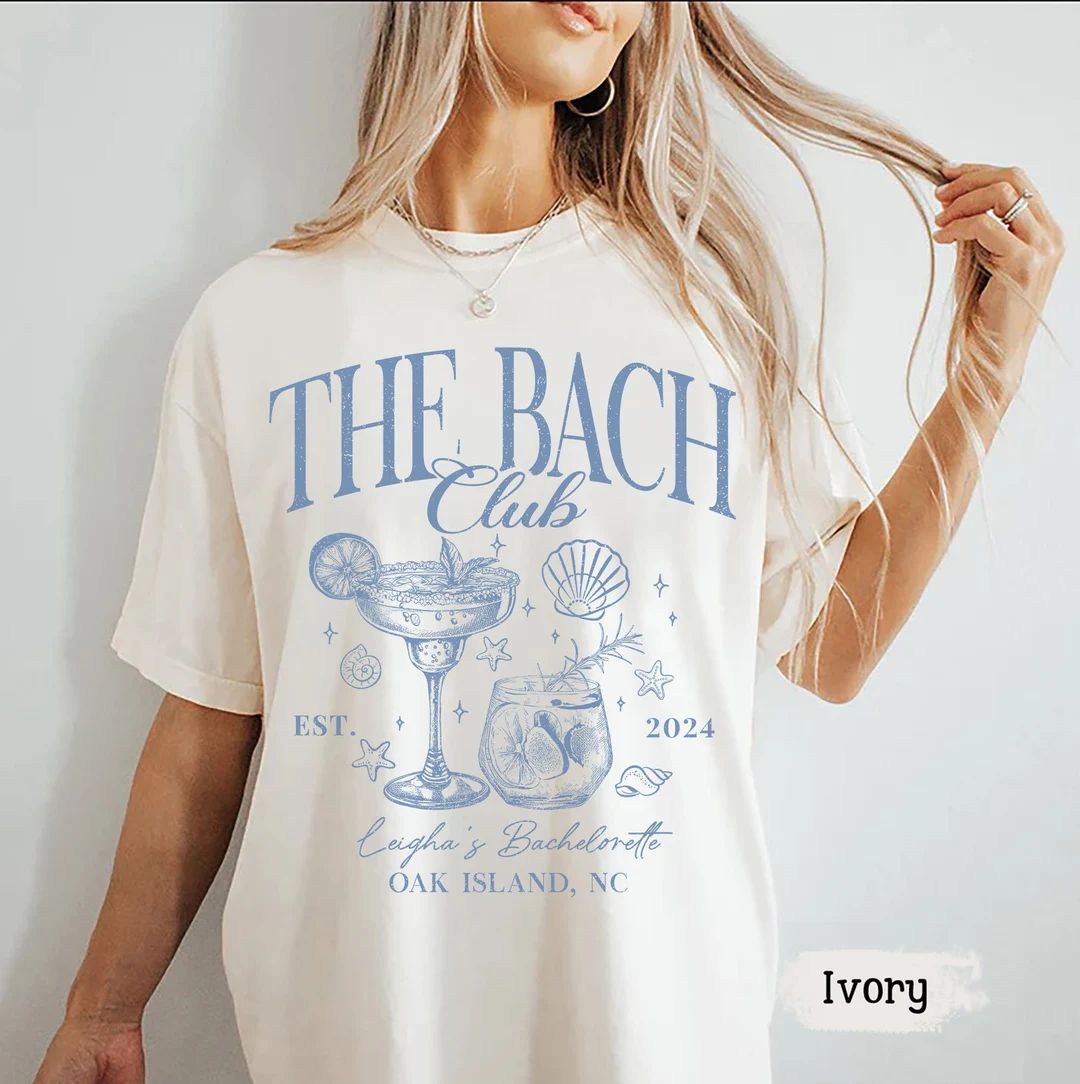 Beach Bachelorette Shirts, Custom Location Bachelorette Party Shirts, Last Toast on the Coast, Lu... | Etsy (US)